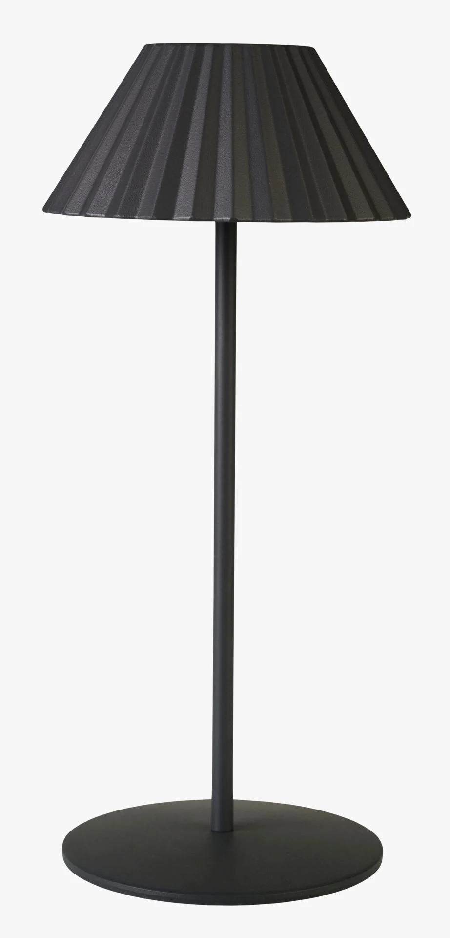 Led lampe mørk grå - 12,8x12,8x30 cm
