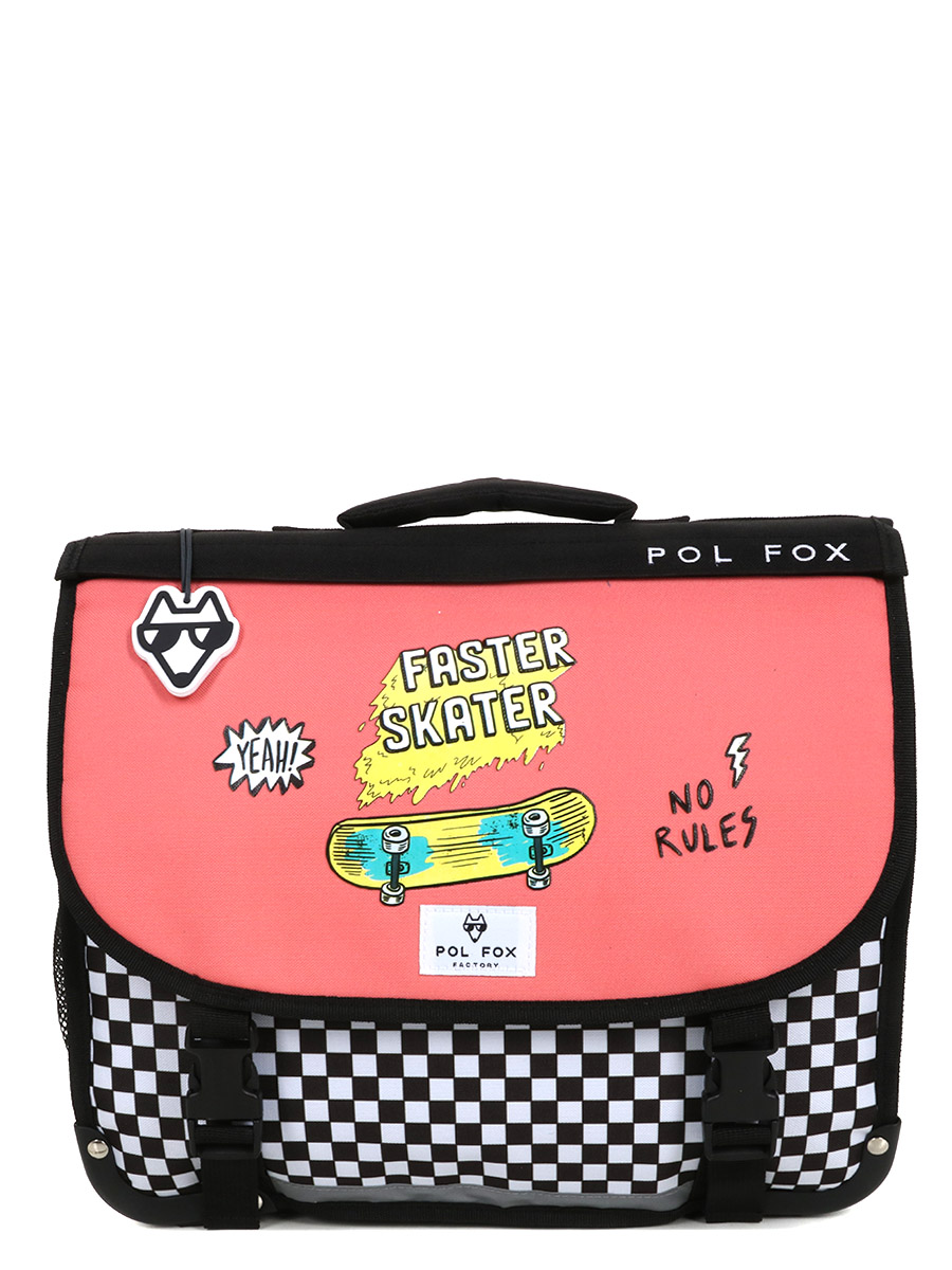 Cartable RÀversible Pol Fox Skate 2 - 38 cm