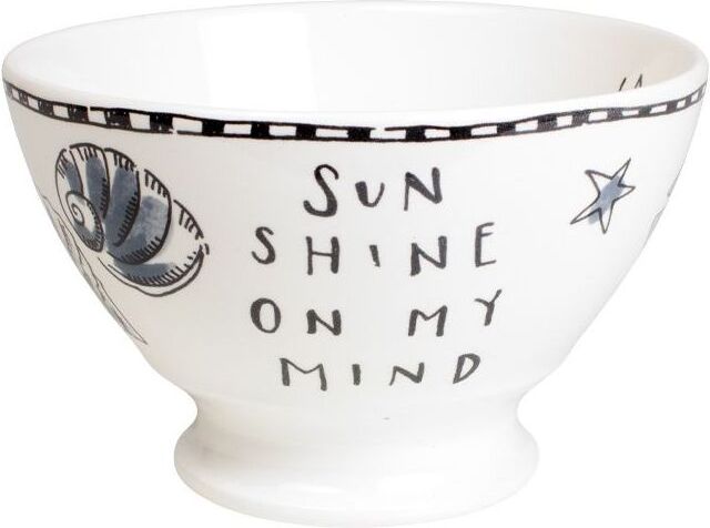 Blond Amsterdam kom Sunshine On My Mind wit / zwart D 12,5 H 8 cm
