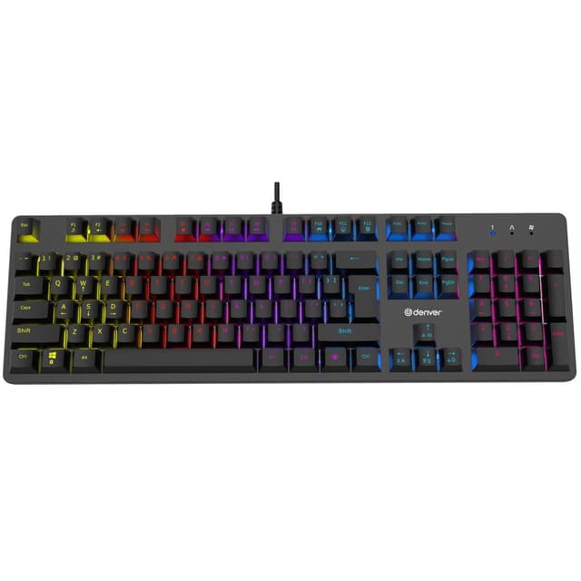 RGB mekanisk gaming tastatur USB-forbindelse