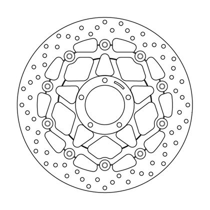 Disque de frein Rond Brembo flottant
