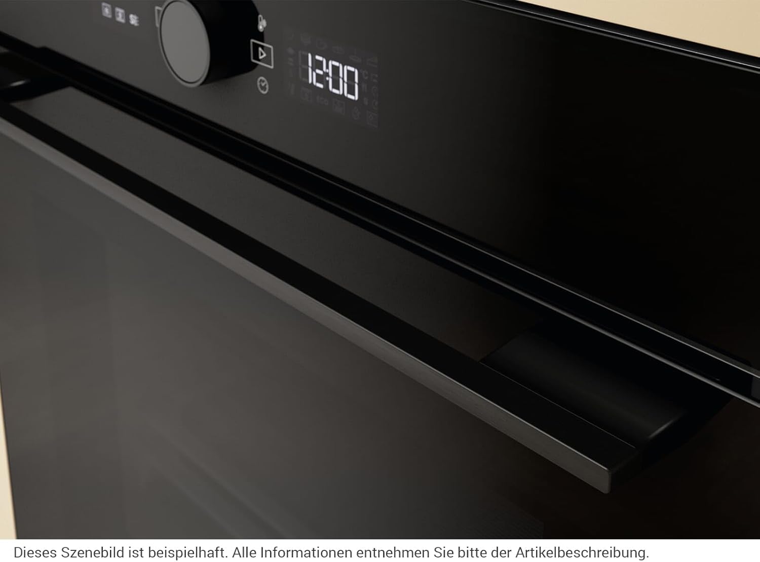 Bauknecht BBI5S8PM1SK Pyrolyse Backofen Schwarzes Glas