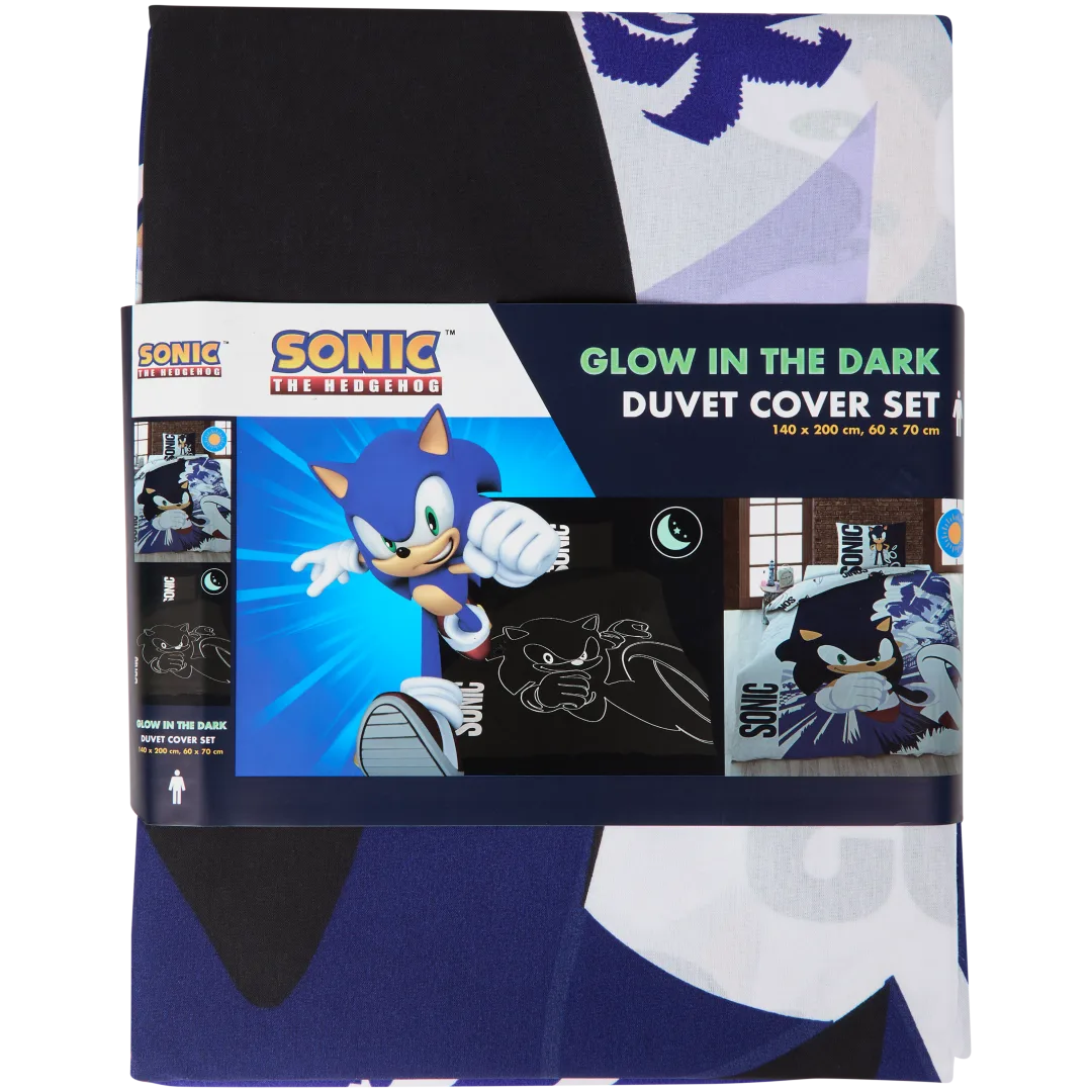 Glow in the dark dekbedovertrek 140 x 200 cm | diverse varianten
