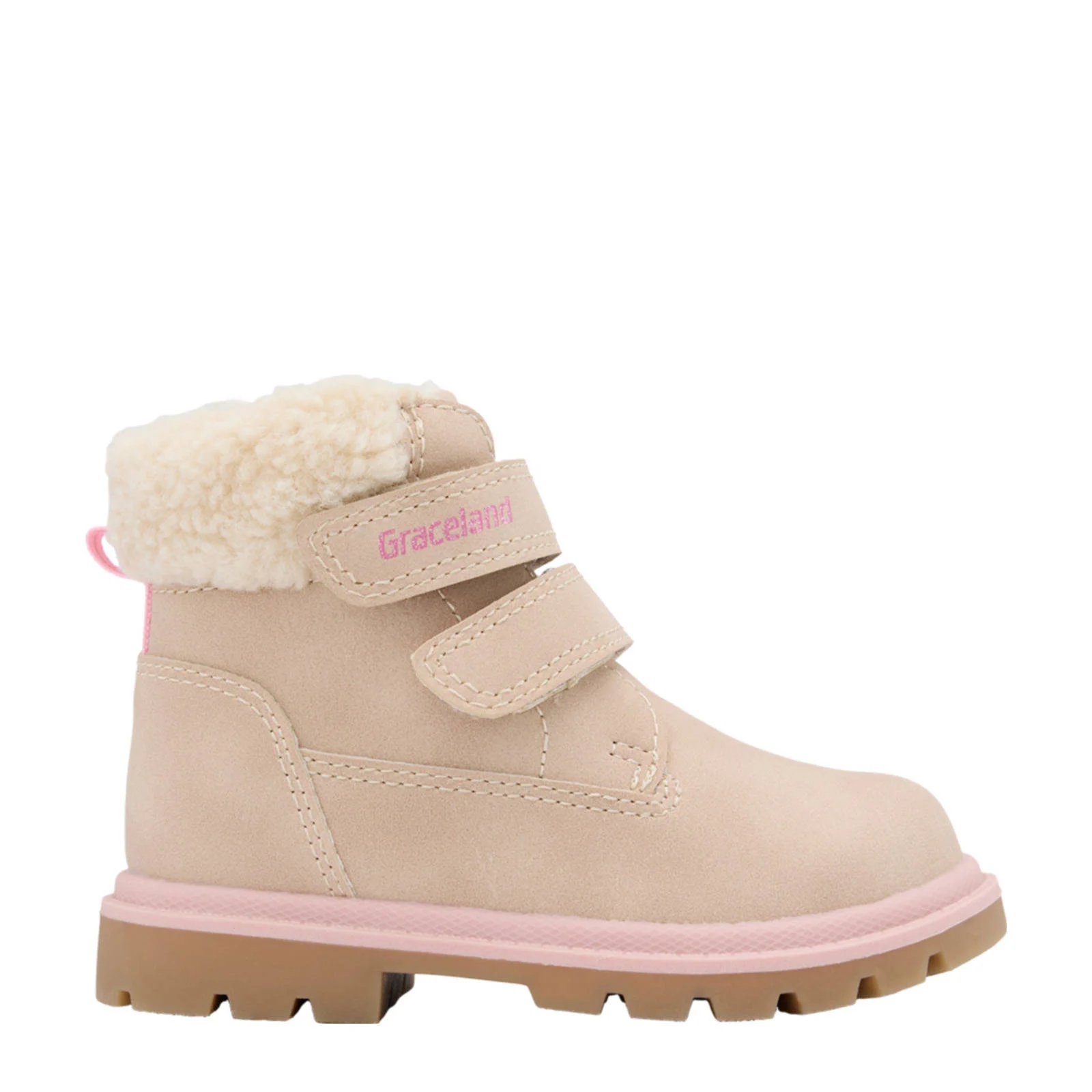 Graceland enkelboots lichtroze