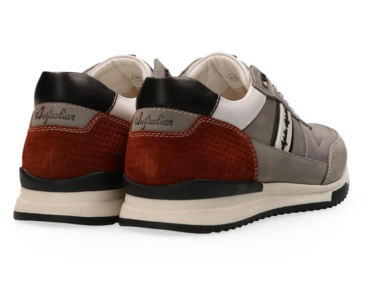 Australian Footwear Filmon Grey-White-Brick