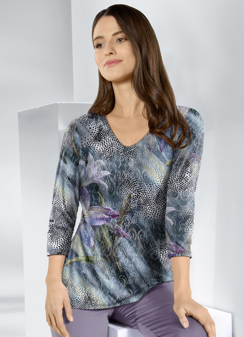 Pullover in Feinstrick