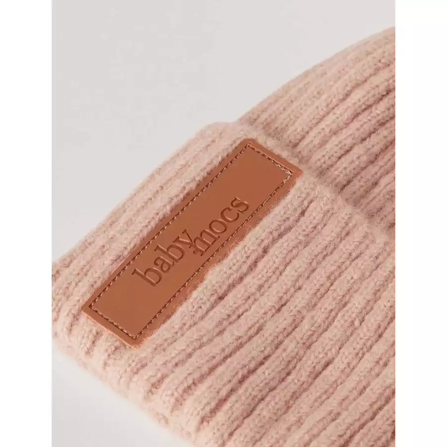 BabyMocs Mütze Vegan pink