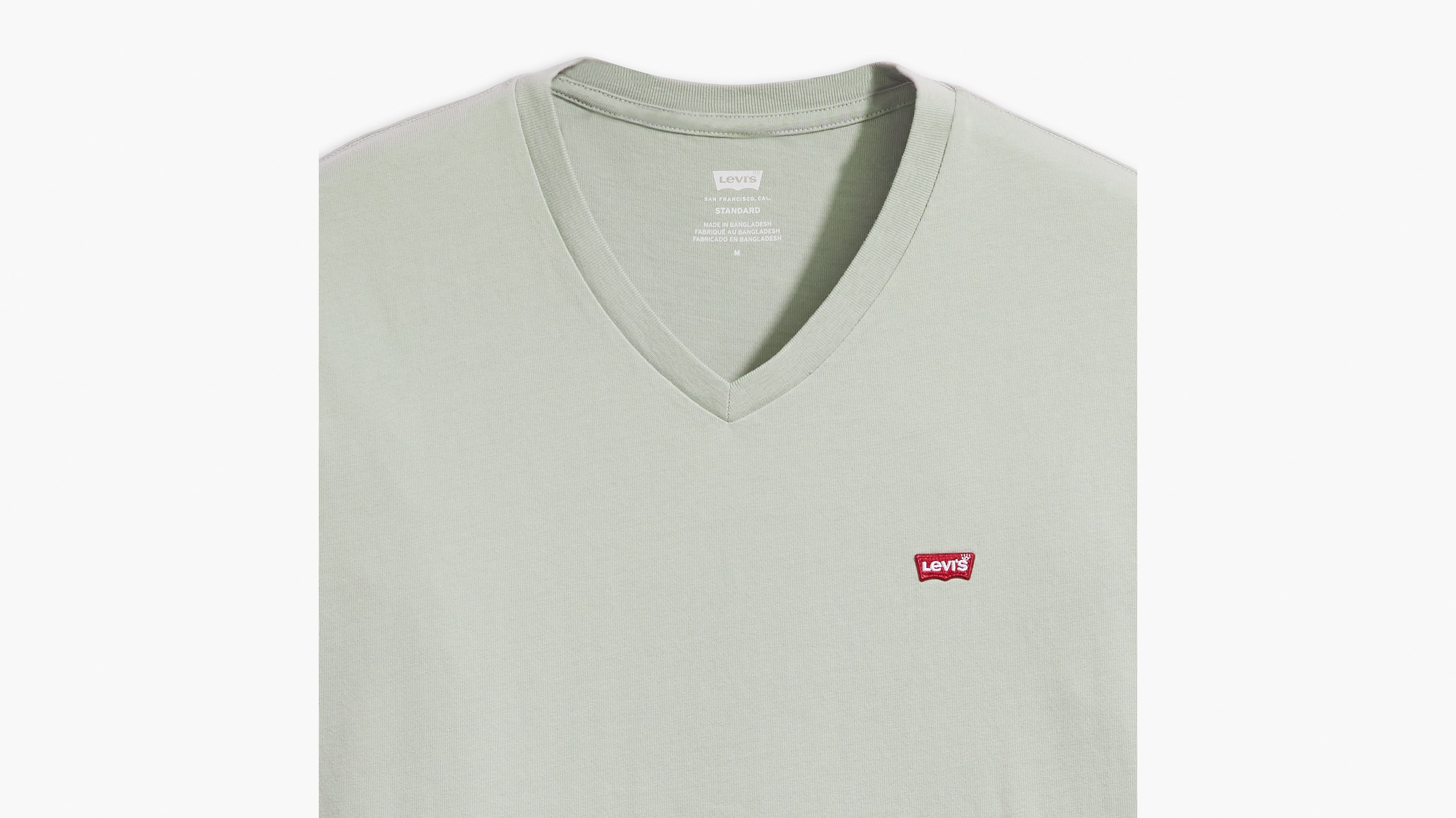T-shirt col V Original Housemark - Belgian Block - Gris