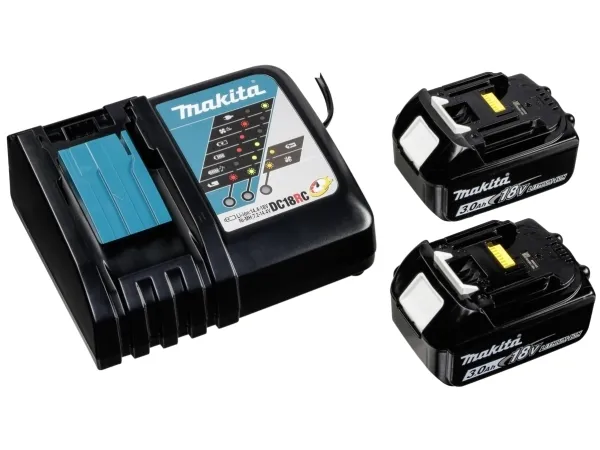 Makita DDF453RFE - Bor/driver - ledningfri - 2-hastigheders - nøgleløs borepatron 13 mm - 42 N·m - 2 batterier - 18 V