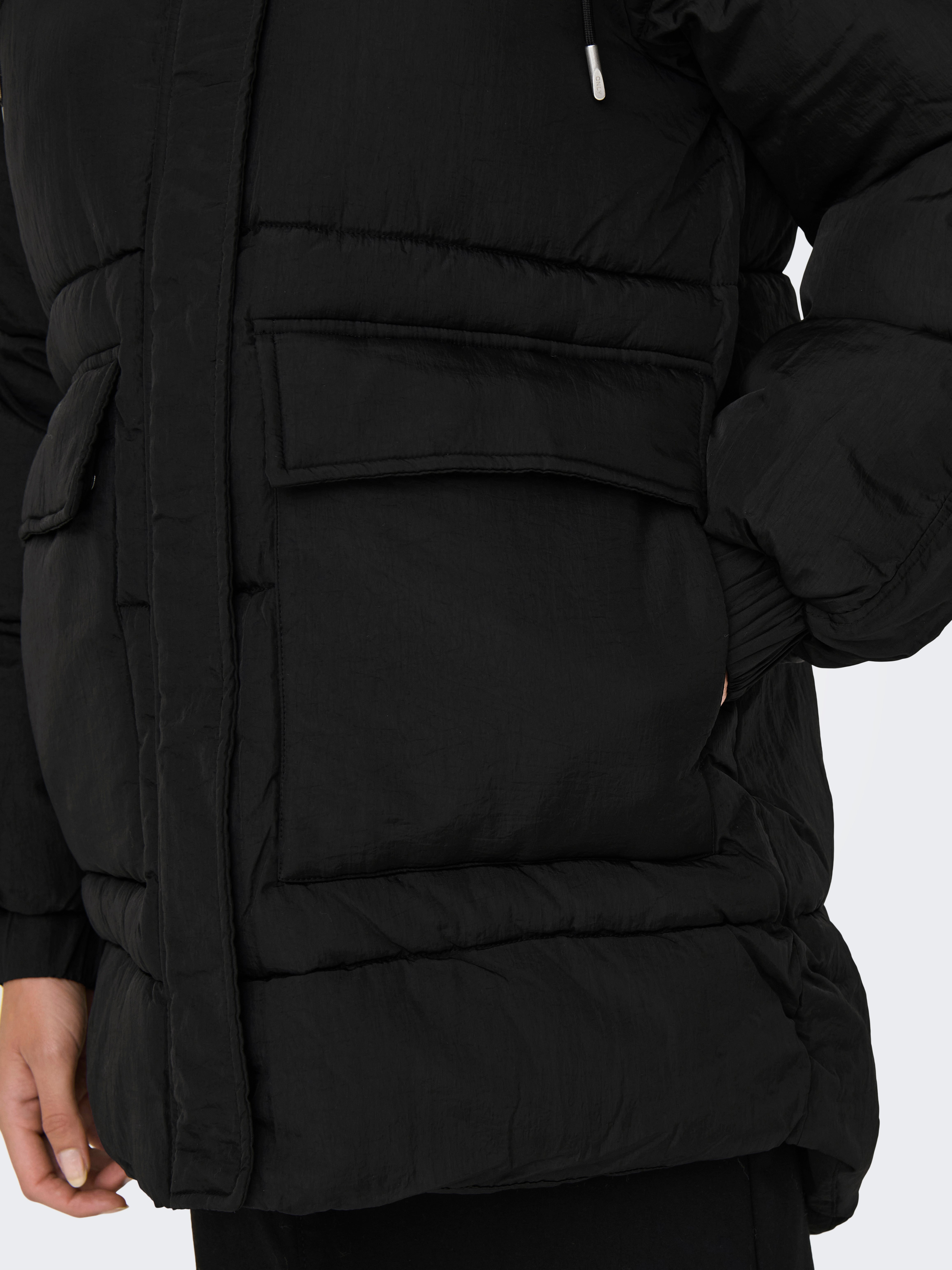 ONLFIE Steppmantel Black