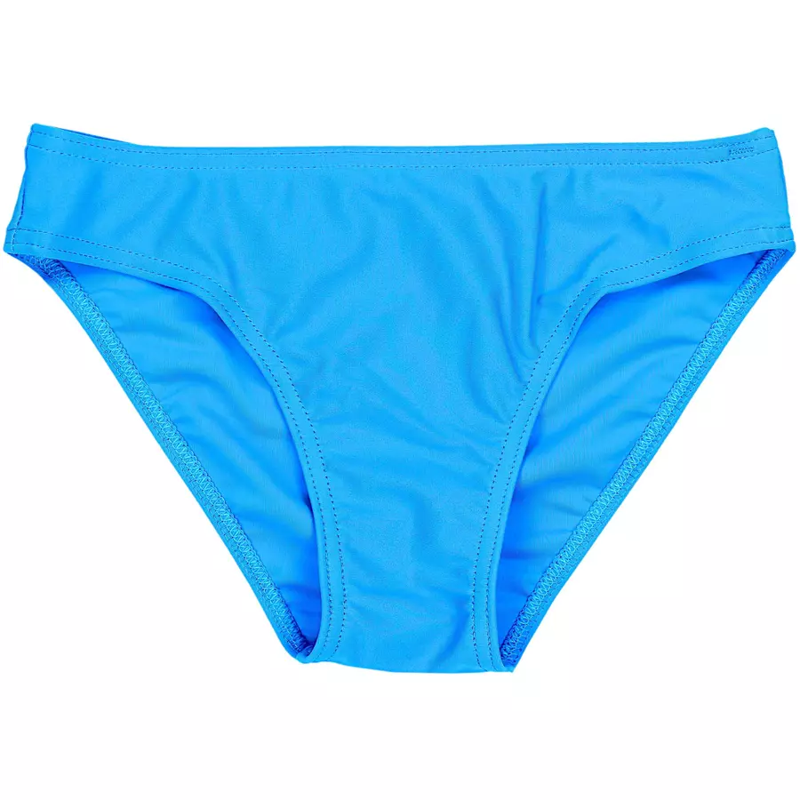 Aquarti Mädchen Bikini Set Zweiteilig Bikinislip Bustier blaugelb