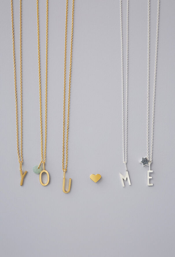 Design Letters A-Z 10mm 925 Sterling sølv X