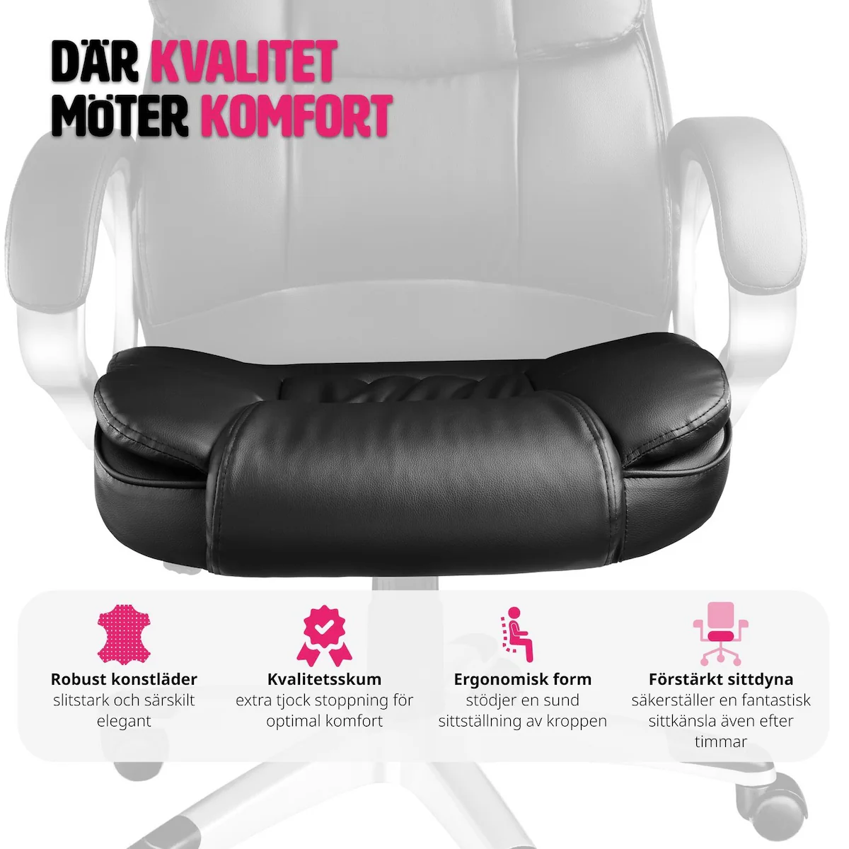 Kontorstol Jonas - svart