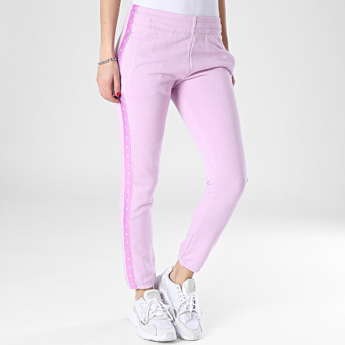Pantalon Jogging A Bandes Femme 116139 Lavande