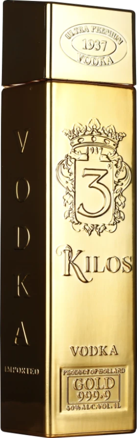 3 KILOS VODKA 1LTR
