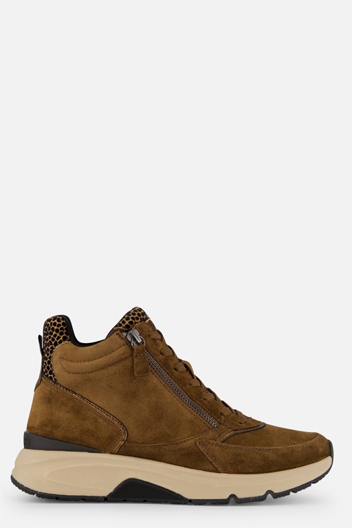 Gabor Rollingsoft Veterboots cognac Suede