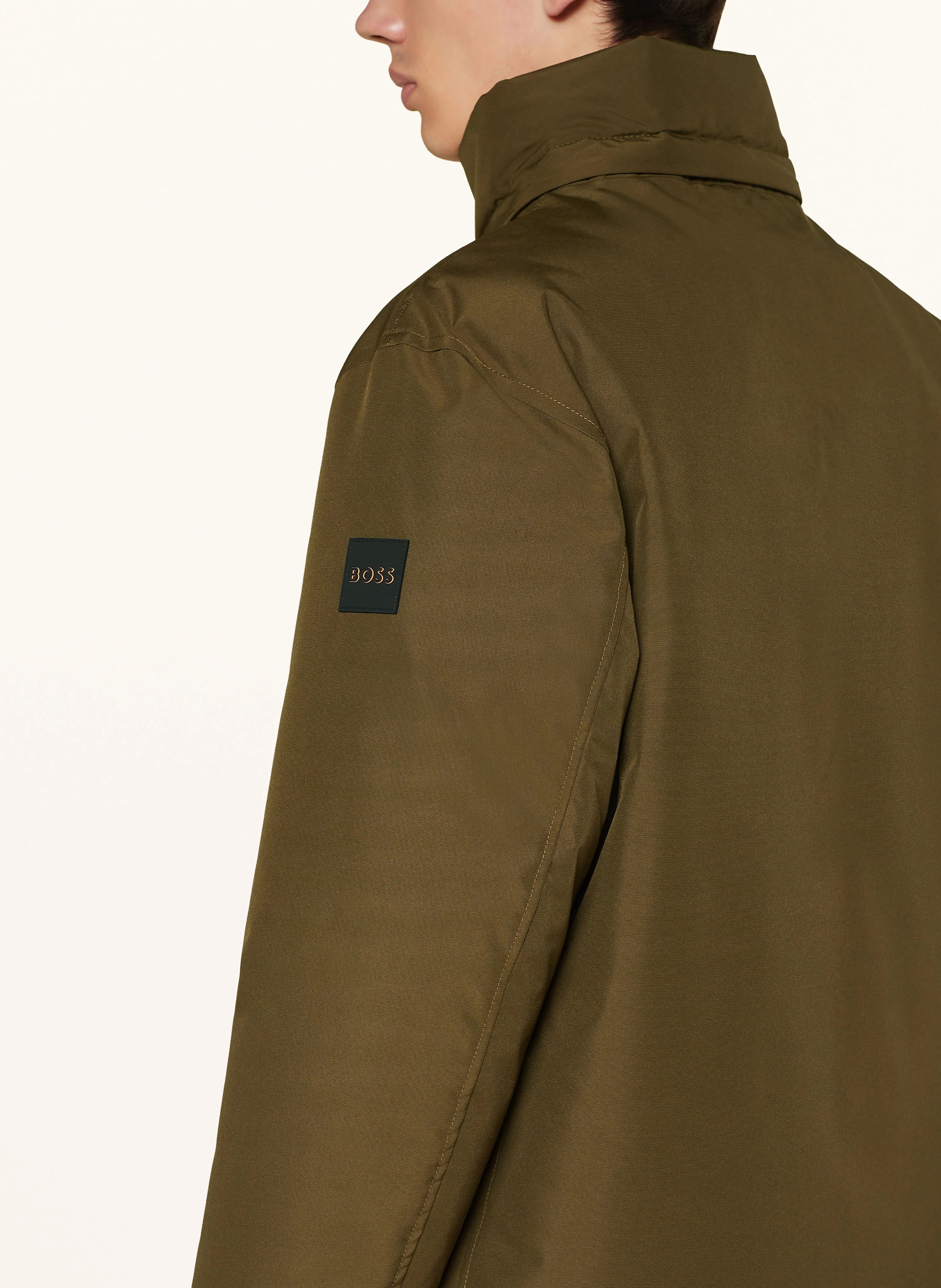 BOSS Parka OSIASS mit abnehmbarer Kapuze