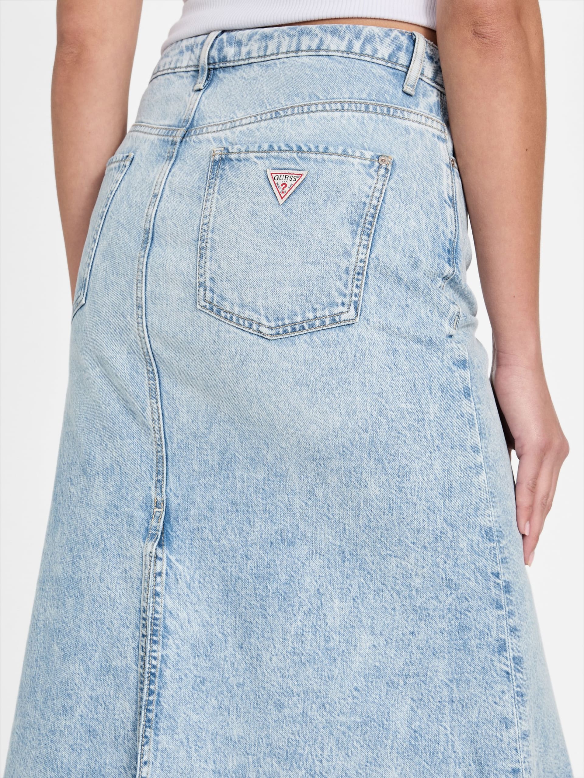 Saia midi jeans Eco Thaiss