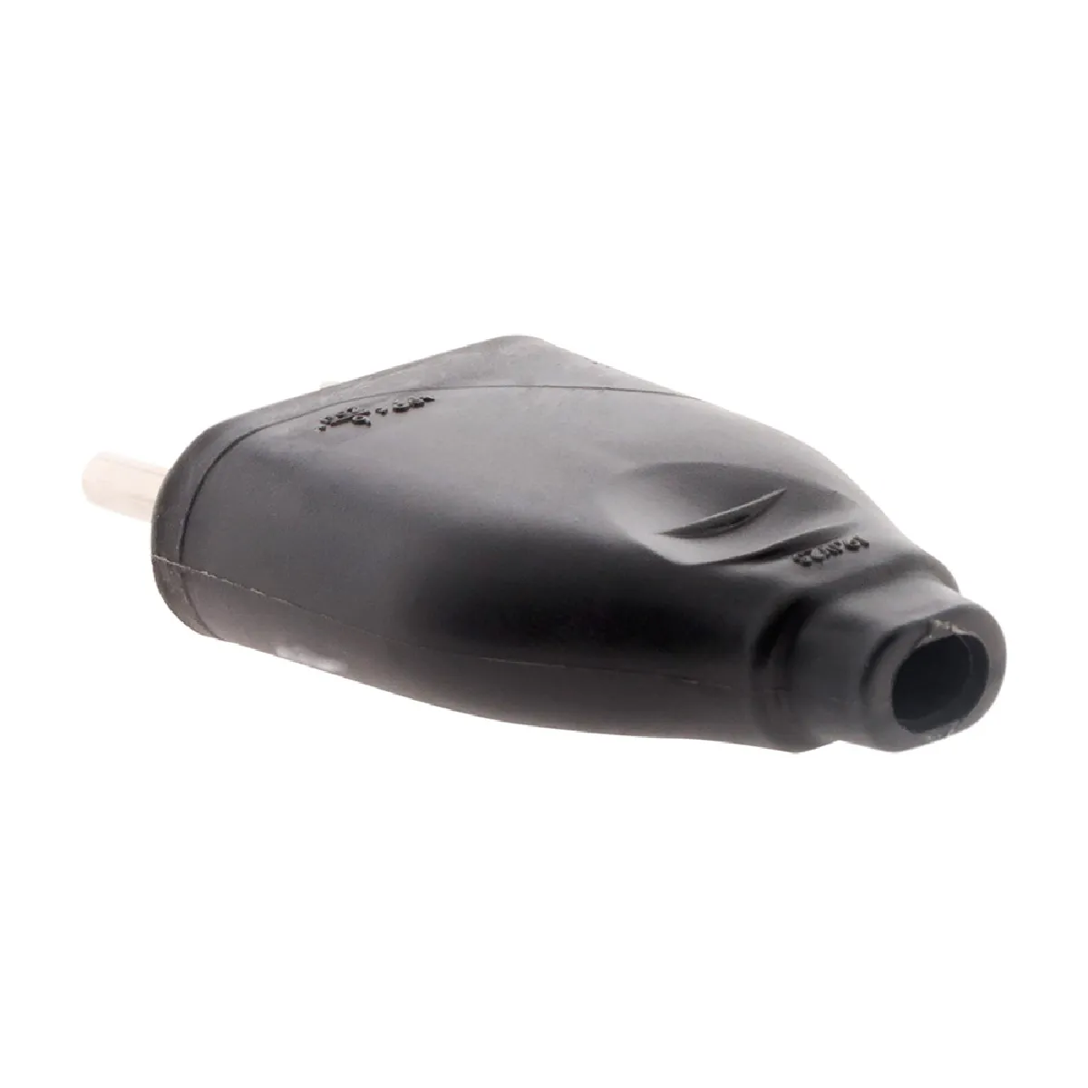 Zenitech Fiche mâle 2P 6A - Noir