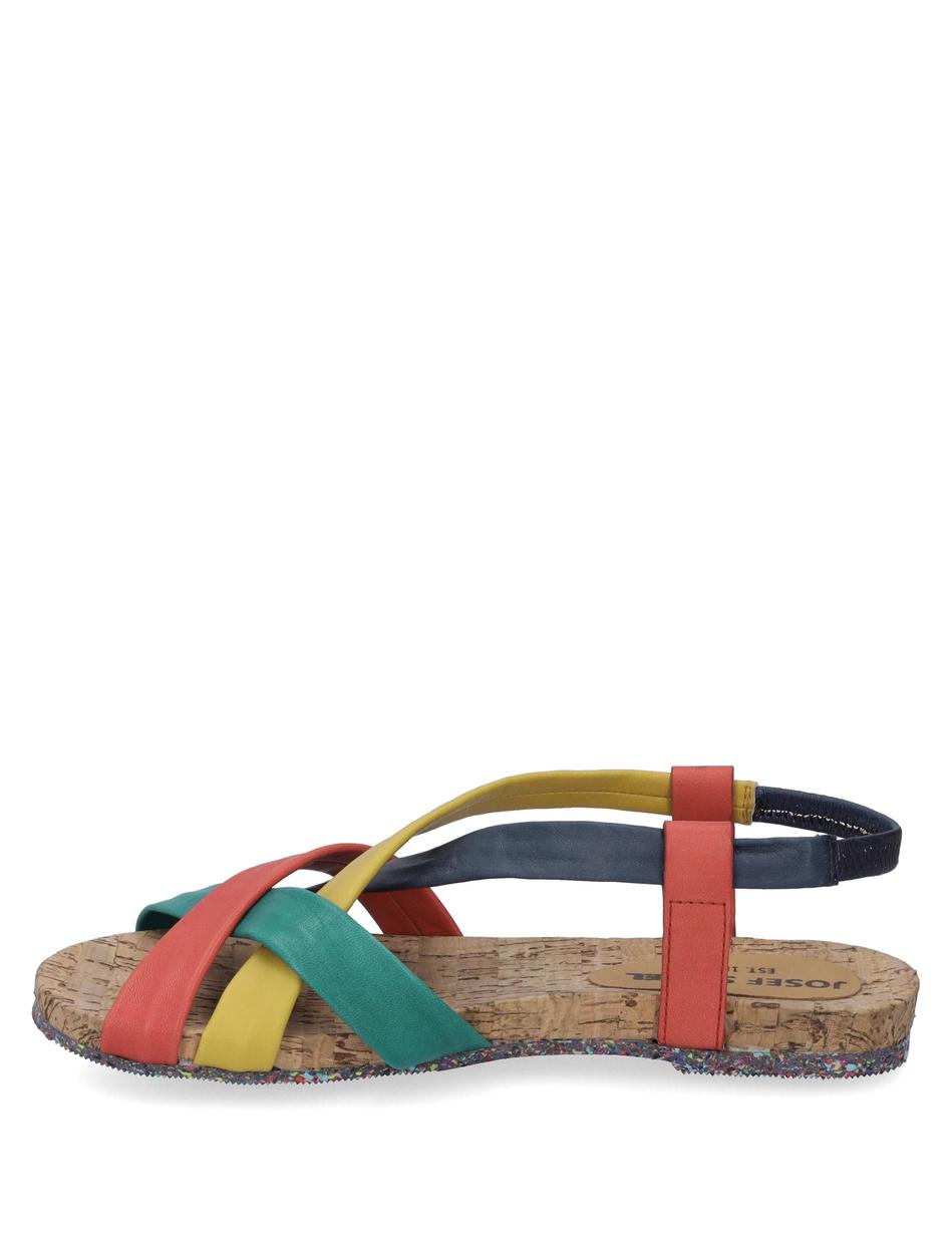 Sandale Henriette 01, rot-multi