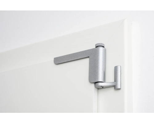 Abus 2603 S mini deursluiter, zilver