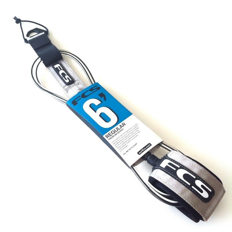 Leash surf FCS Premium Regular - 6' - The Corner Shop