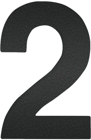 Huisnummer - 120 mm - Mat Zwart - RVS - Onzichtbare Schroefbevestiging