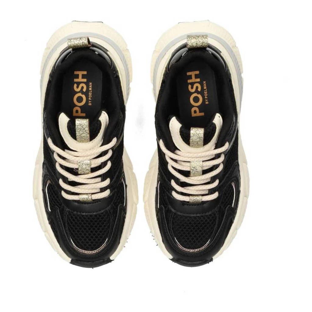 POSH by Poelman Lolachunky sneakers zwart/goud