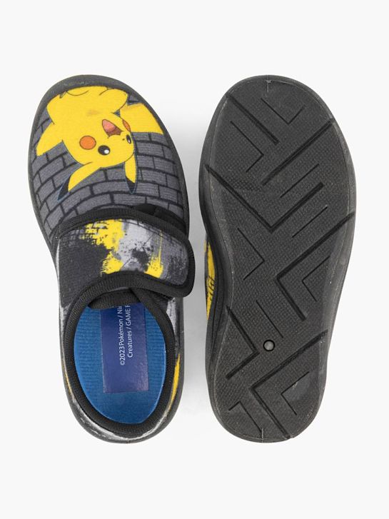 Pokémon Geschlossener Hausschuh Schwarz
