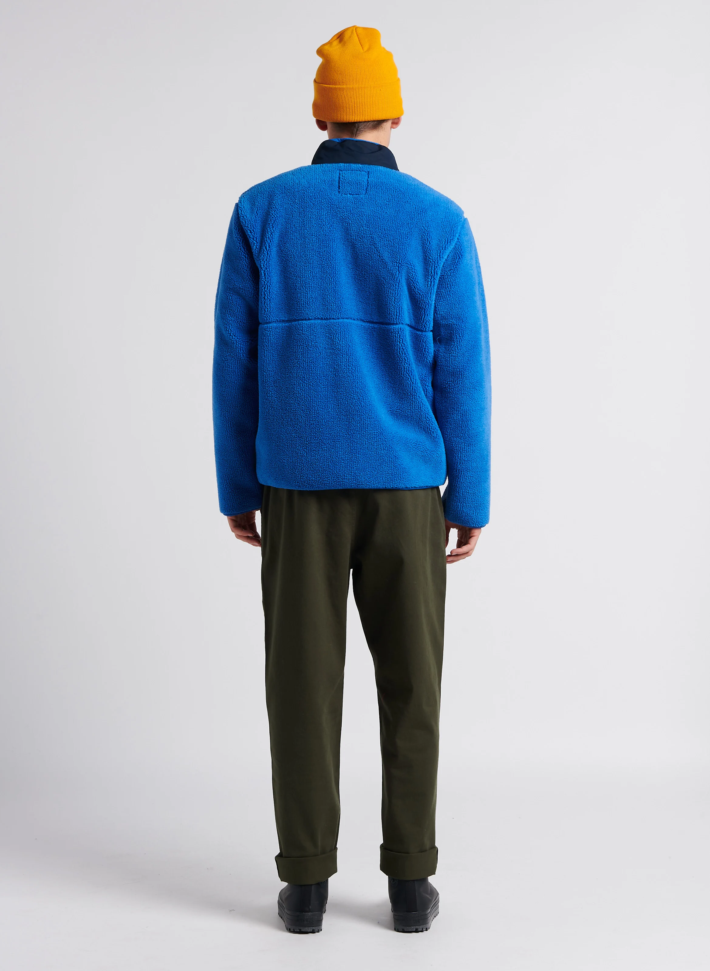 HERITAGE - Polaire col montant| Bleu