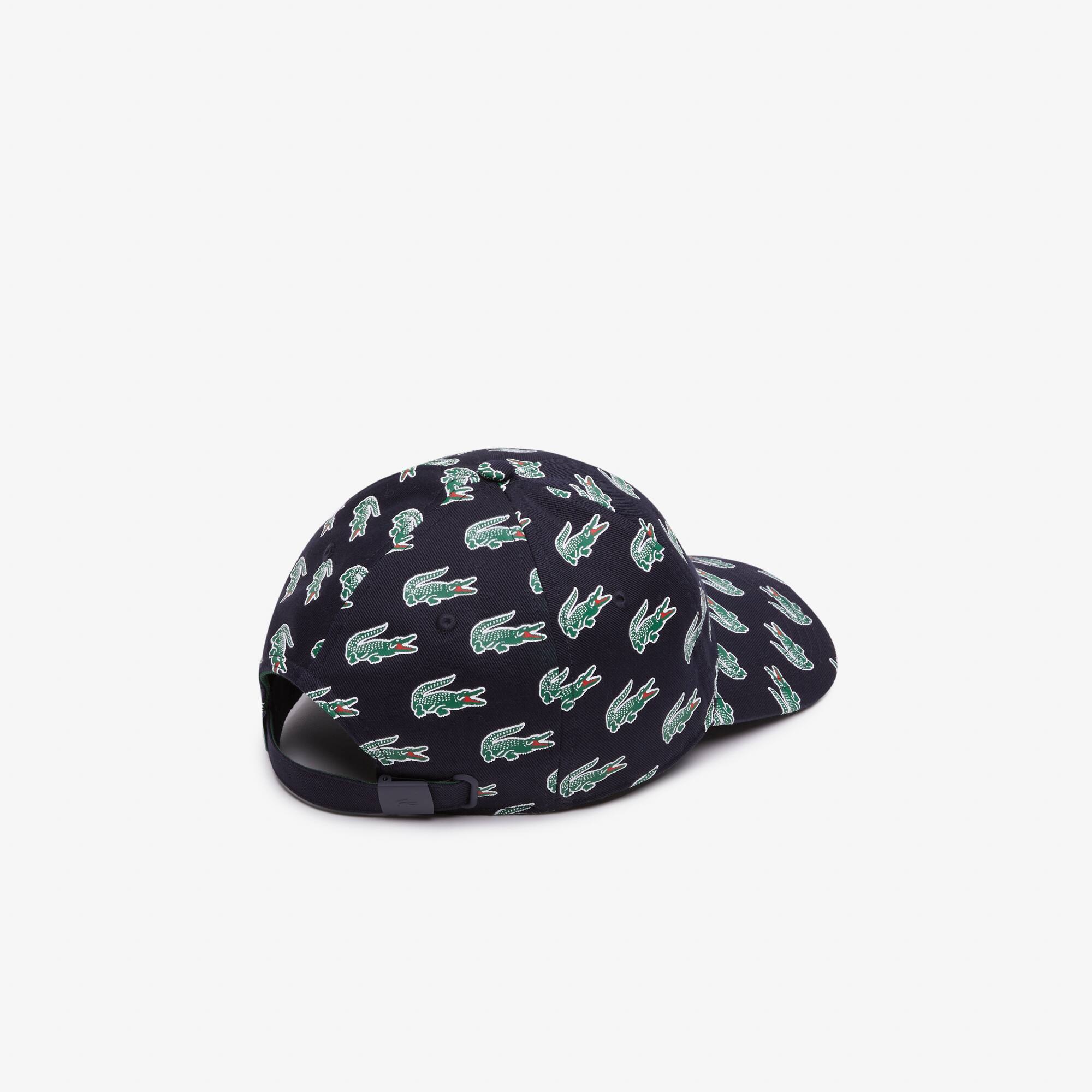 Kappe mit Croc-Aufdruck Caps & Hüte - Blau - Lacoste - Unisex