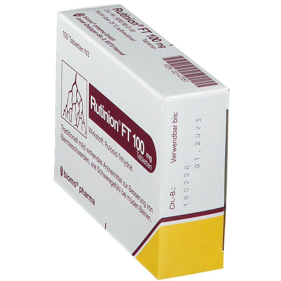 RUTINION FT 100 mg Tabletten