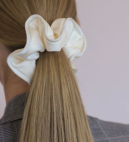By St?r Scrunchie - Anemone - R?hvid