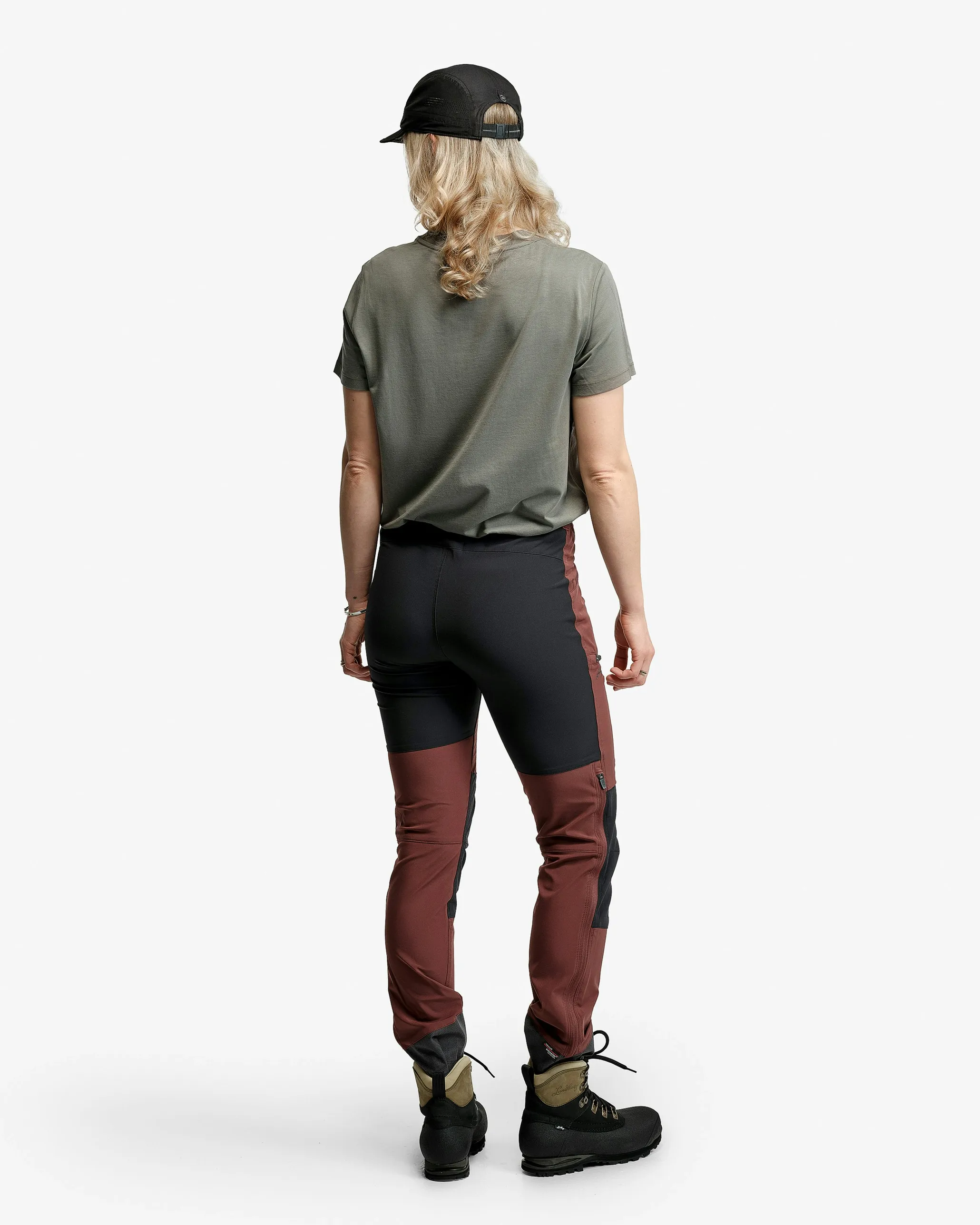 Lundhags Women's Padje Stretch Pant Burgundy/black