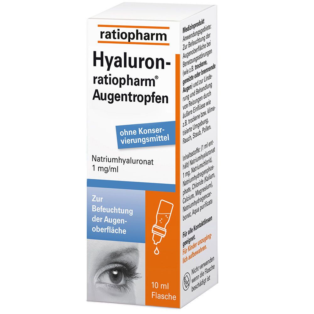 Hyaluron ratiopharm® Augentropfen
