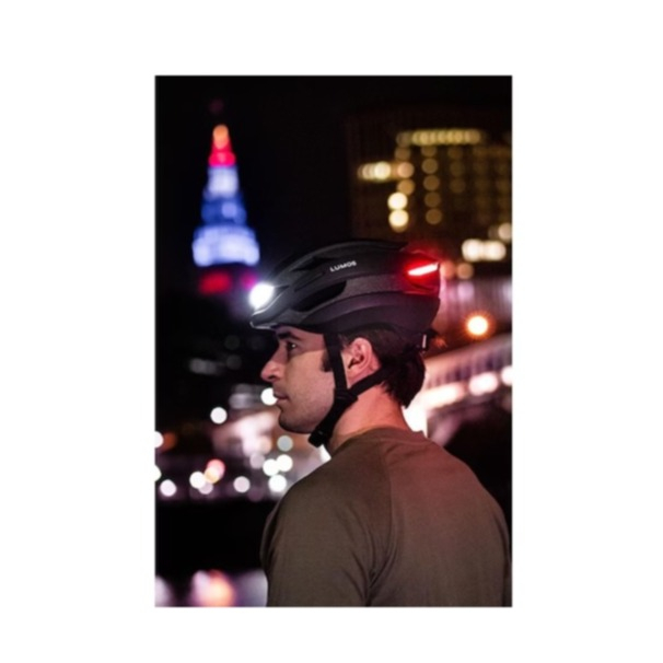 (Gr. M/L) Ultra Verstellbarer Fahrrad Helm Velo Kopf Schutz mit Front- und Rücklicht / Blinkerfunktion - Schwarz