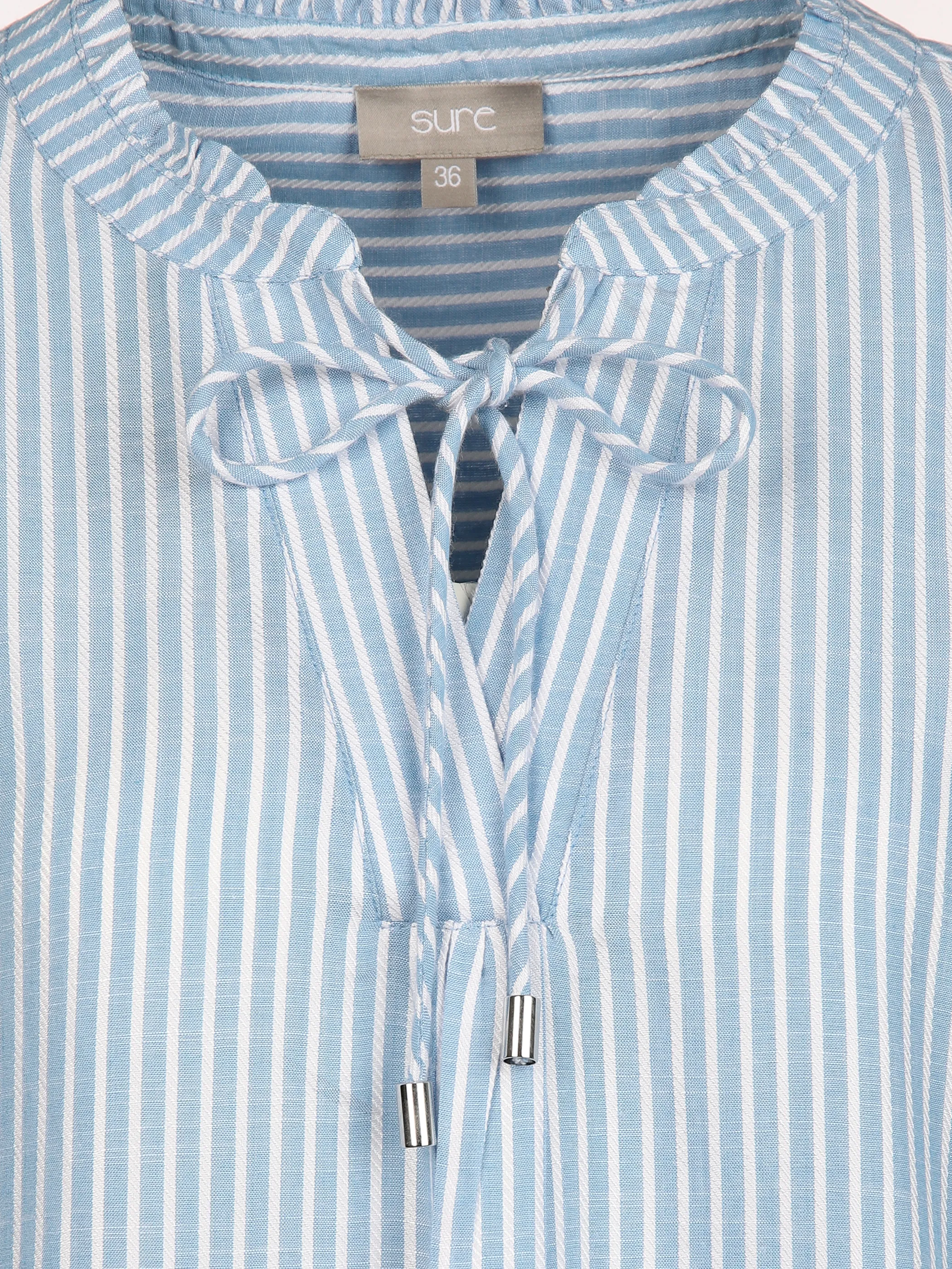 Damen Schlupfbluse mit Streifen