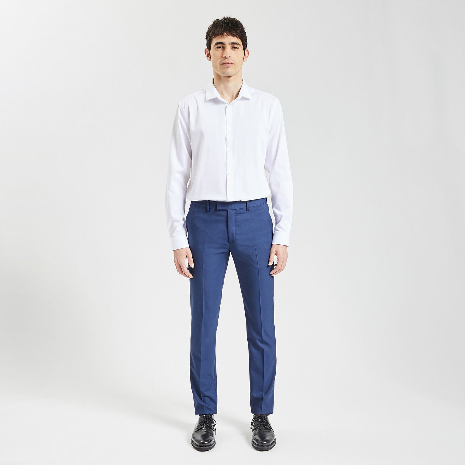 Pantalon de costume slim Bleu moyen