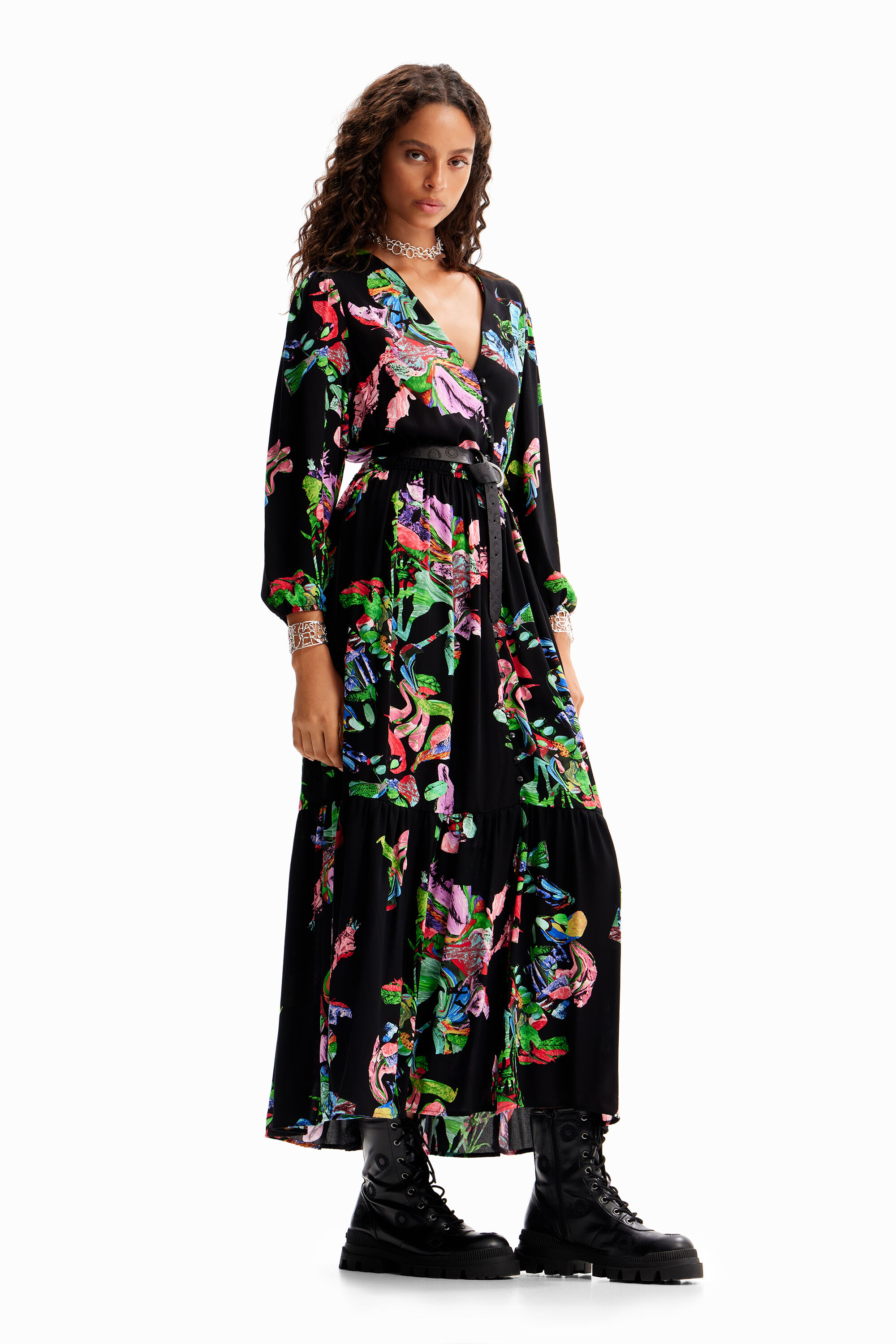 Robe chemise longue M. Christian Lacroix