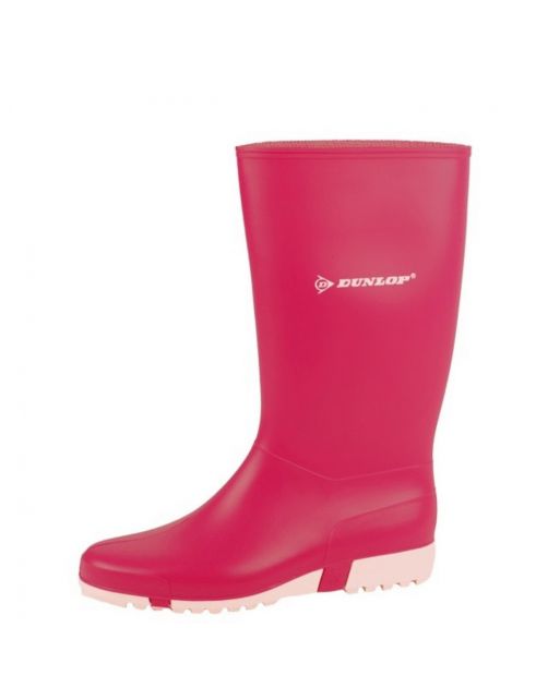 Dunlop Sportlaars Pvc Roze&Wit - Laarzen