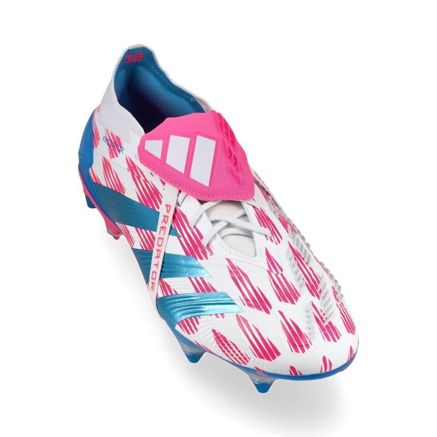 adidas Predator Elite Fold-over Tongue SG Reemergence - Blanc/Bleu/Rose