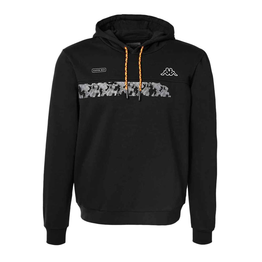 Kappa Sweat à Capuche Noir Homme KappaGino