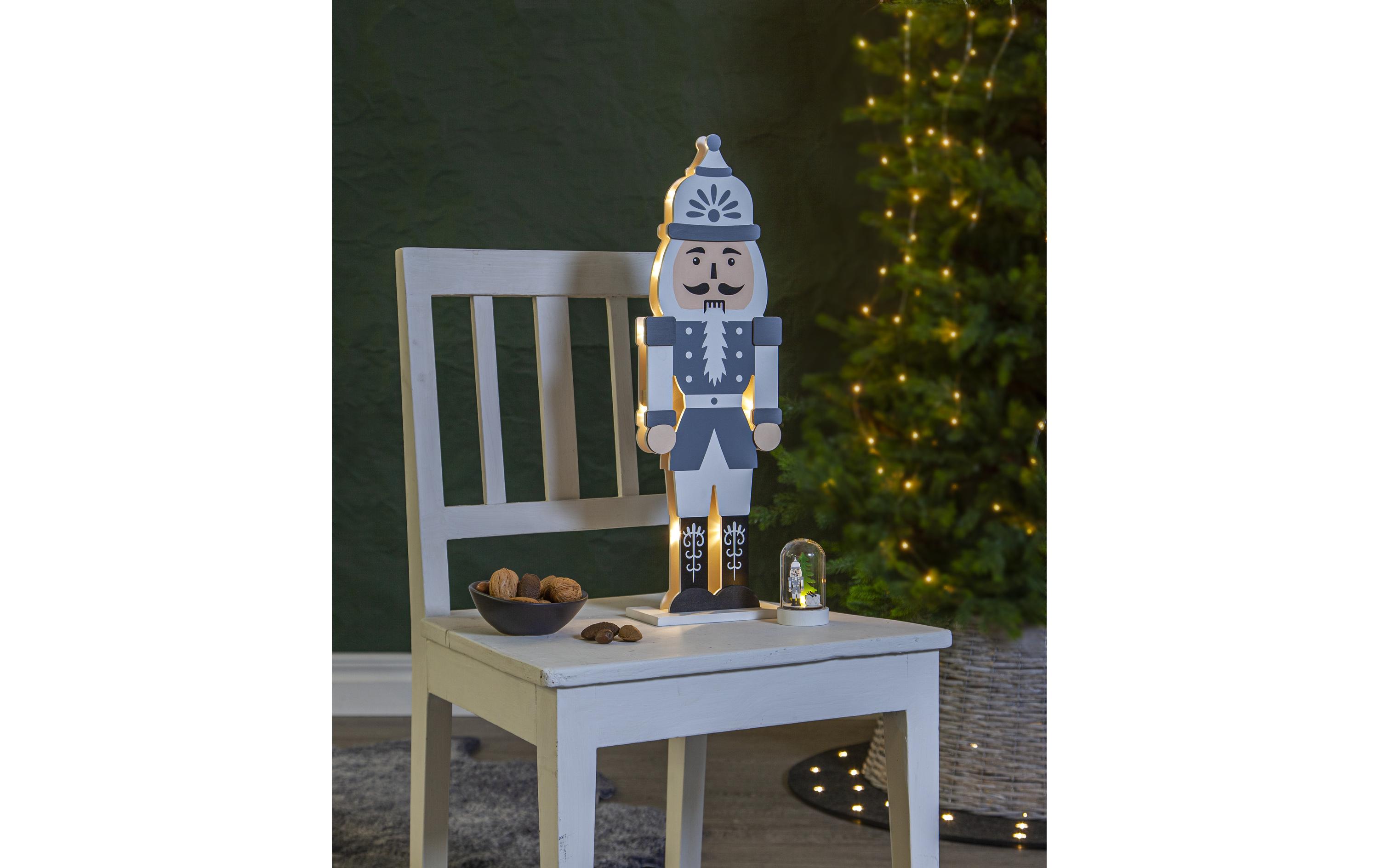 LED-Figur Nussknacker, 9 cm, 2 StückNussknacker im Wald