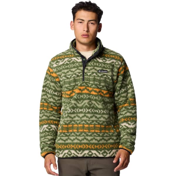 Sweat polaire COLUMBIA RUGGED RIDGE HALF SNAP FLEECE CANTEEN MADRAS MULTI