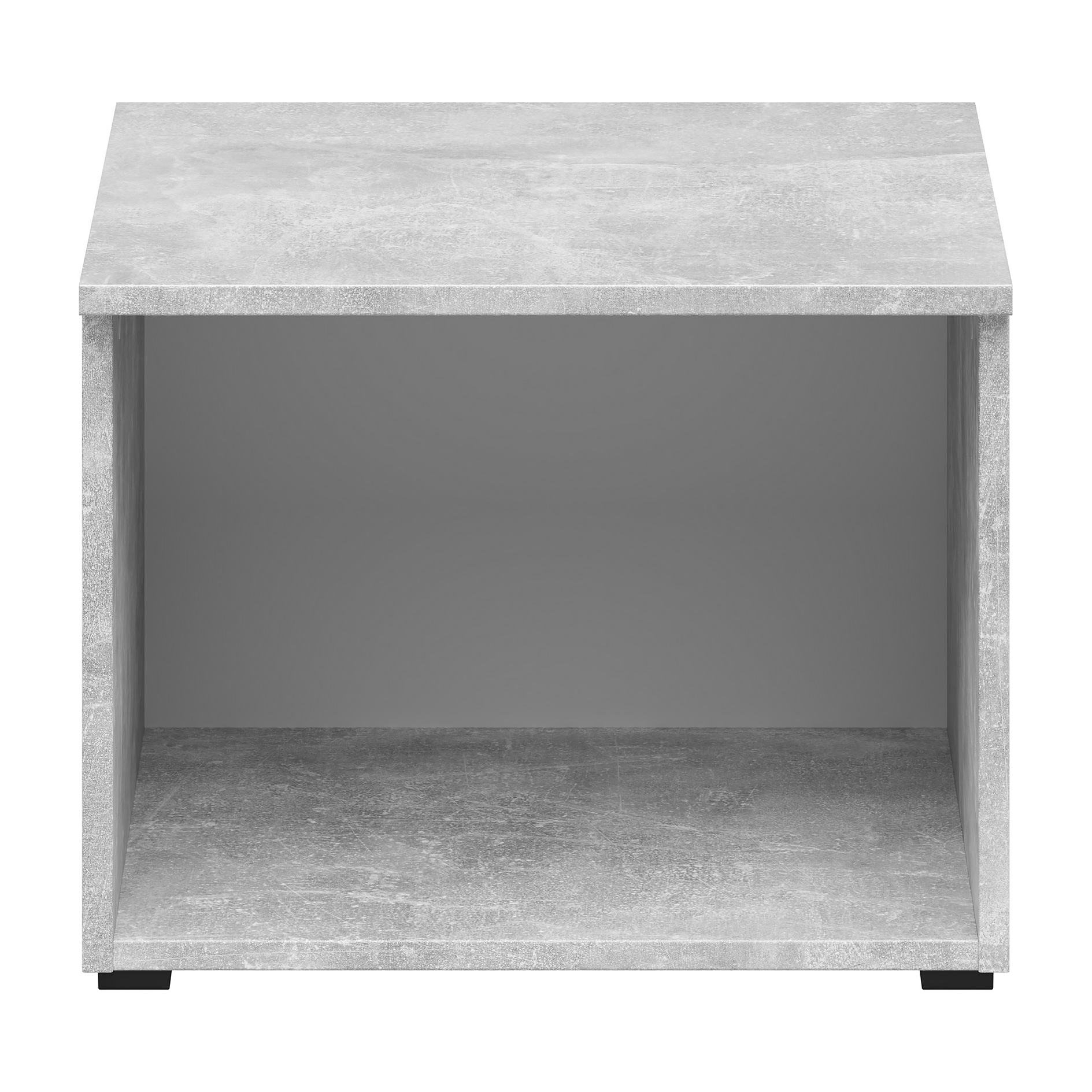 Aufsatzelement - auch hängend verwendbar - Betonoptik - Breite 45 cm