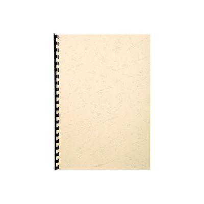 Exacompta - 100 couvertures à reliure A4 (21 x 29,7 cm) - 270 g/m² - ivoire