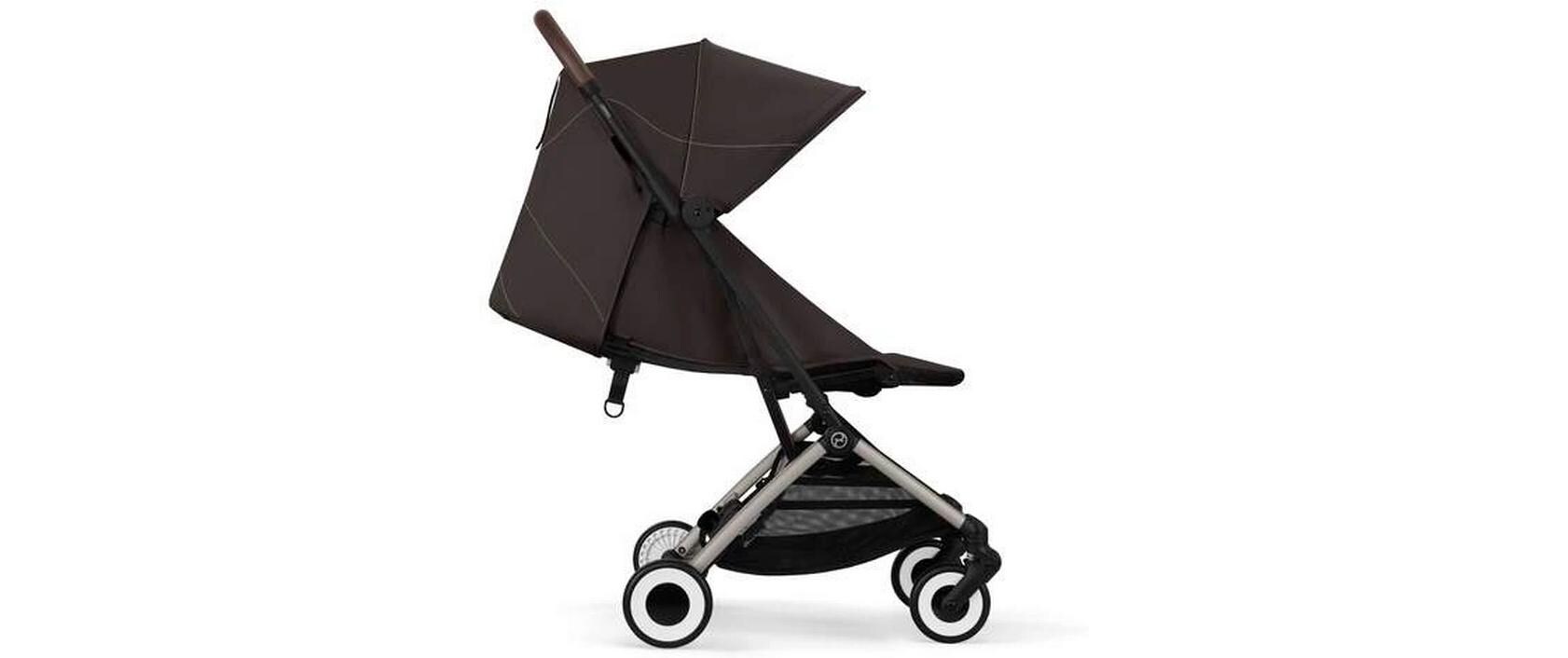 Buggy Orfeo Cocolate Brown<br>Kompakter Reisebuggy mit Handgepäckmasse
