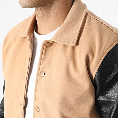 Veste 3124 Camel Clair Noir