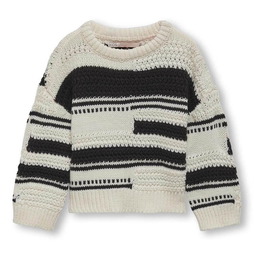 Kids ONLY Pull Noir/Blanc Fille Kids ONLY Gsutha