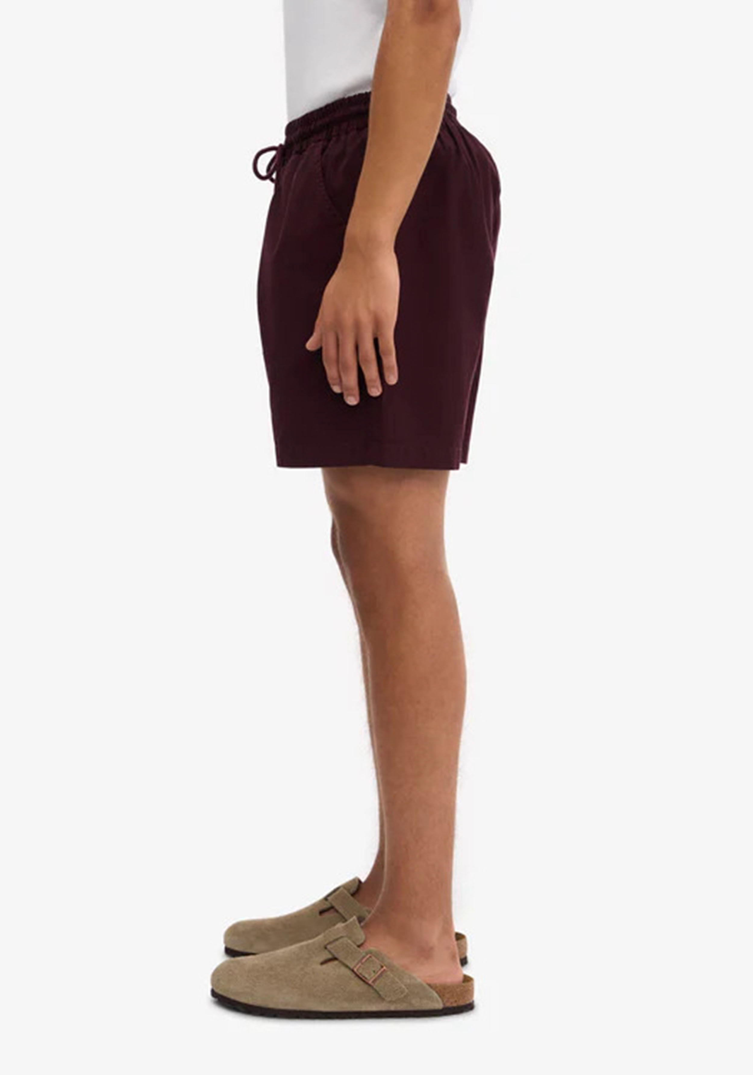 Colorful Standard Herren-Twill-Shorts Oxblood Red